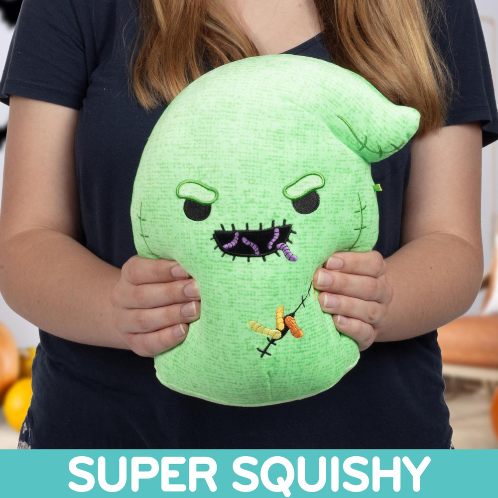 Squishmallows Halloween Original Oogie Boogie full view, licensed Disney plush for collectors and fans