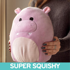 Collectible Squishmallows Hanna hippo adds joy to toy collections.