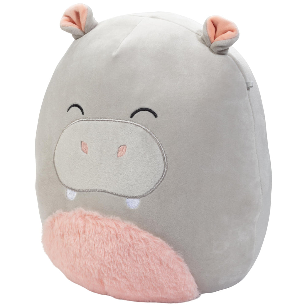 Squishmallows Harrison hippo smiling detail for friendly looks
