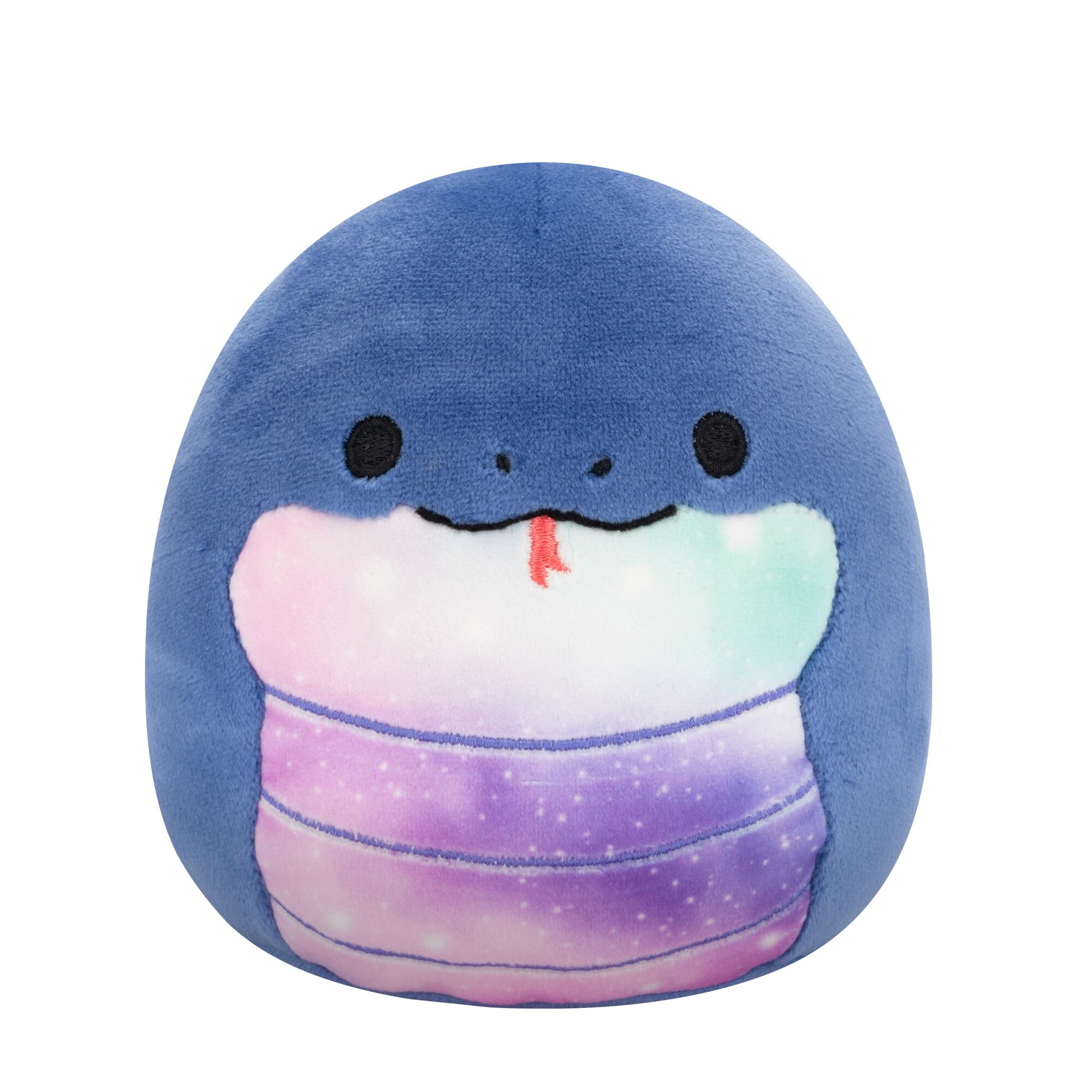 Squishmallows Herman celestial snake plush provides soft texture for relaxing moments.