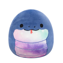 Squishmallows Herman celestial snake plush provides soft texture for relaxing moments.