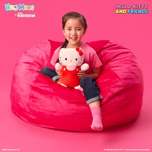Squishmallows HugMees extended arms invite comforting squeezes during travel.
