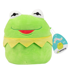 Squishmallows Kermit the Frog 8-inch plush for cozy playtime and cuddles.