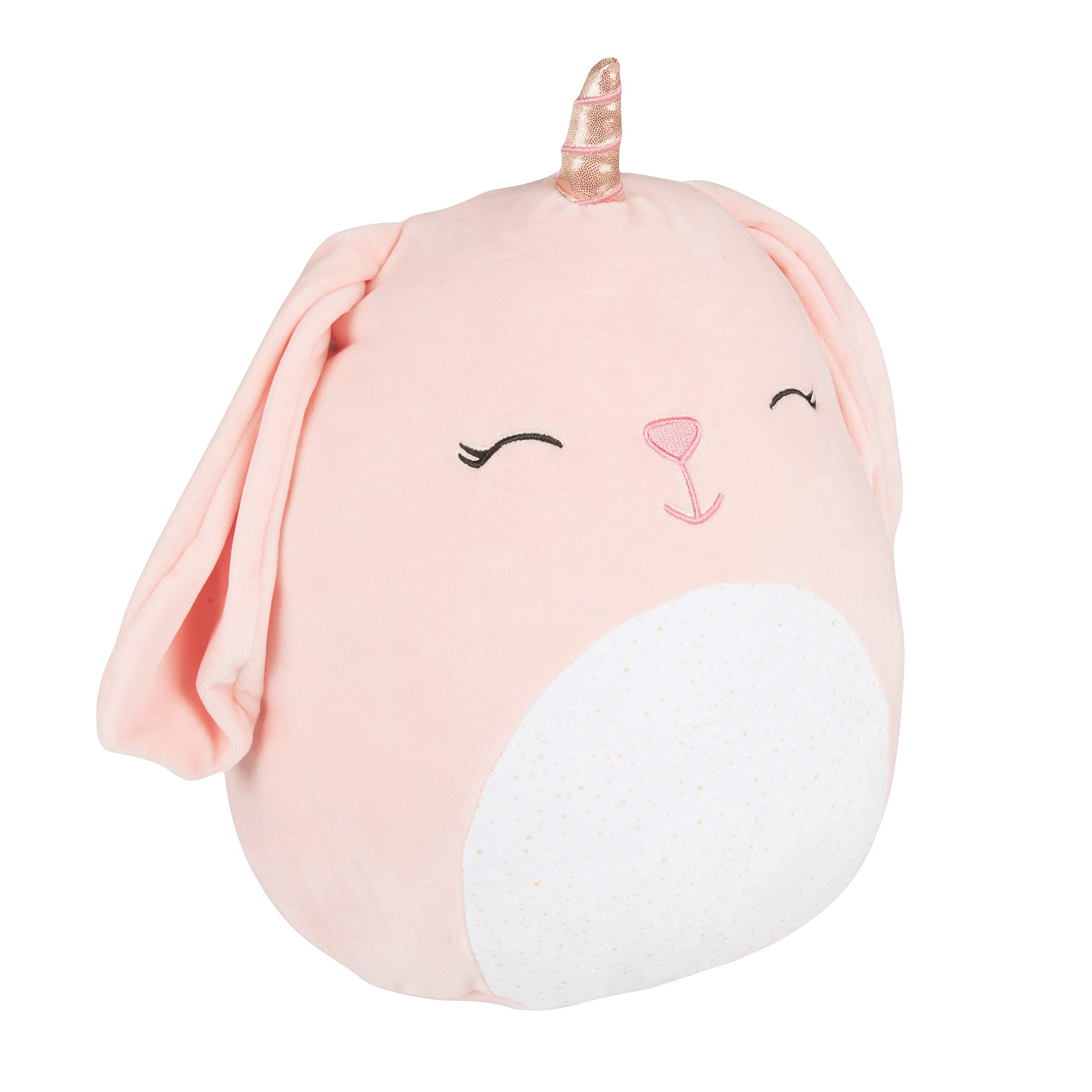 Squishmallows Legacy Bunnycorn soft fabric close-up showing plush nap