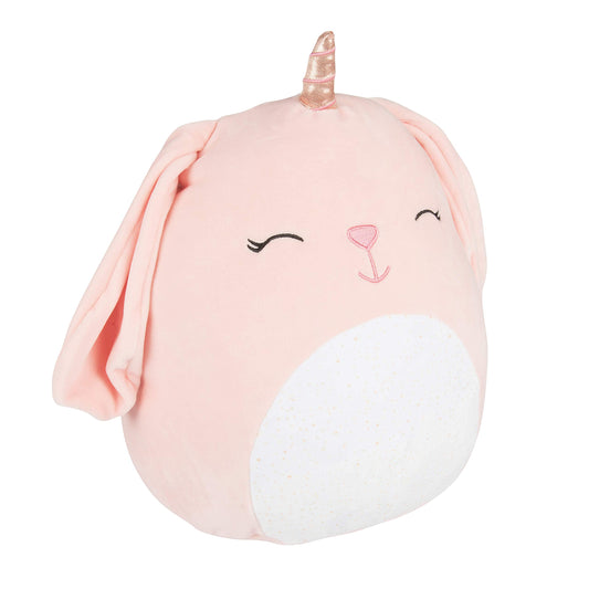 Squishmallows Legacy Bunnycorn soft fabric close-up showing plush nap