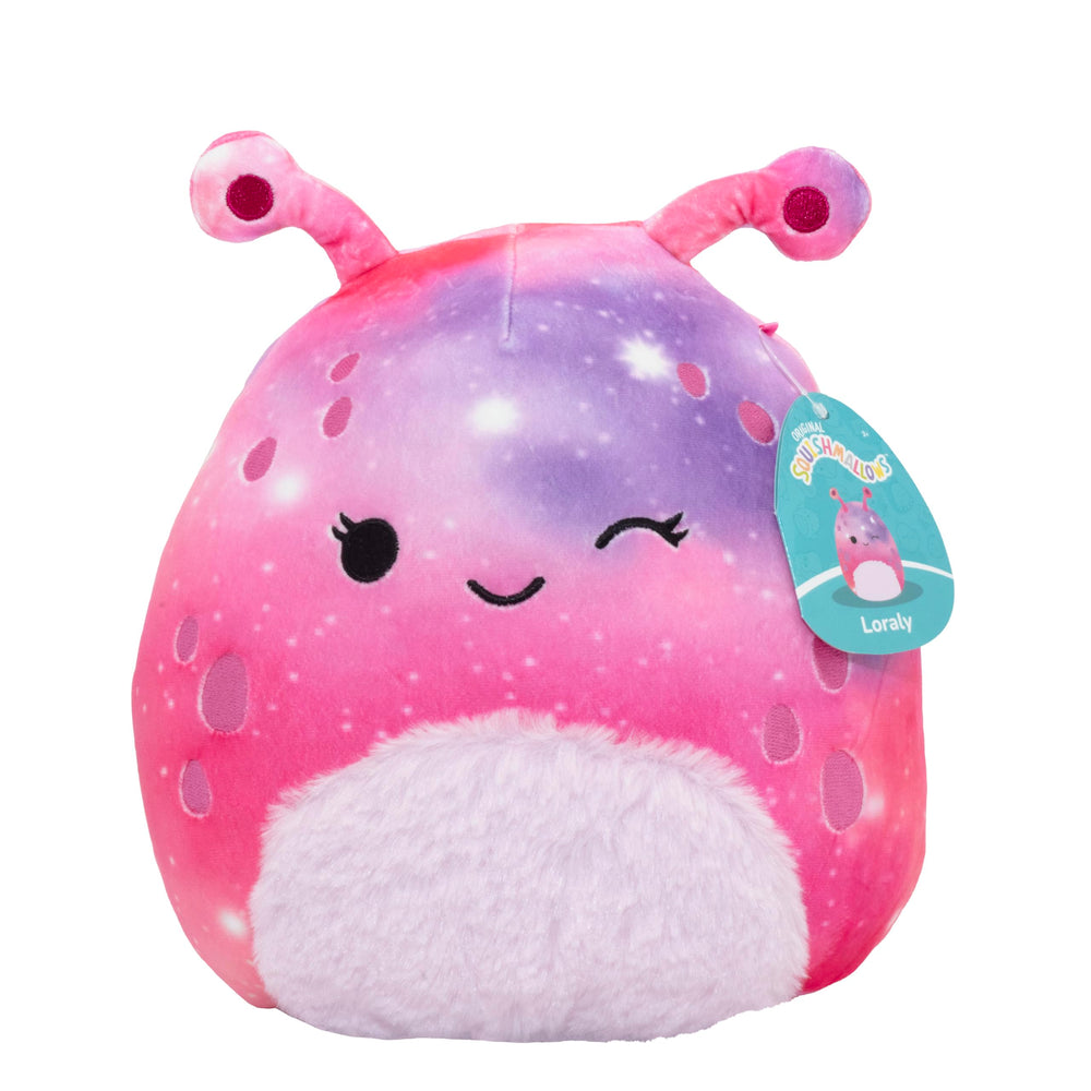 Loraly Rainbow Alien plush from Squishmallows, front view for cuddles.