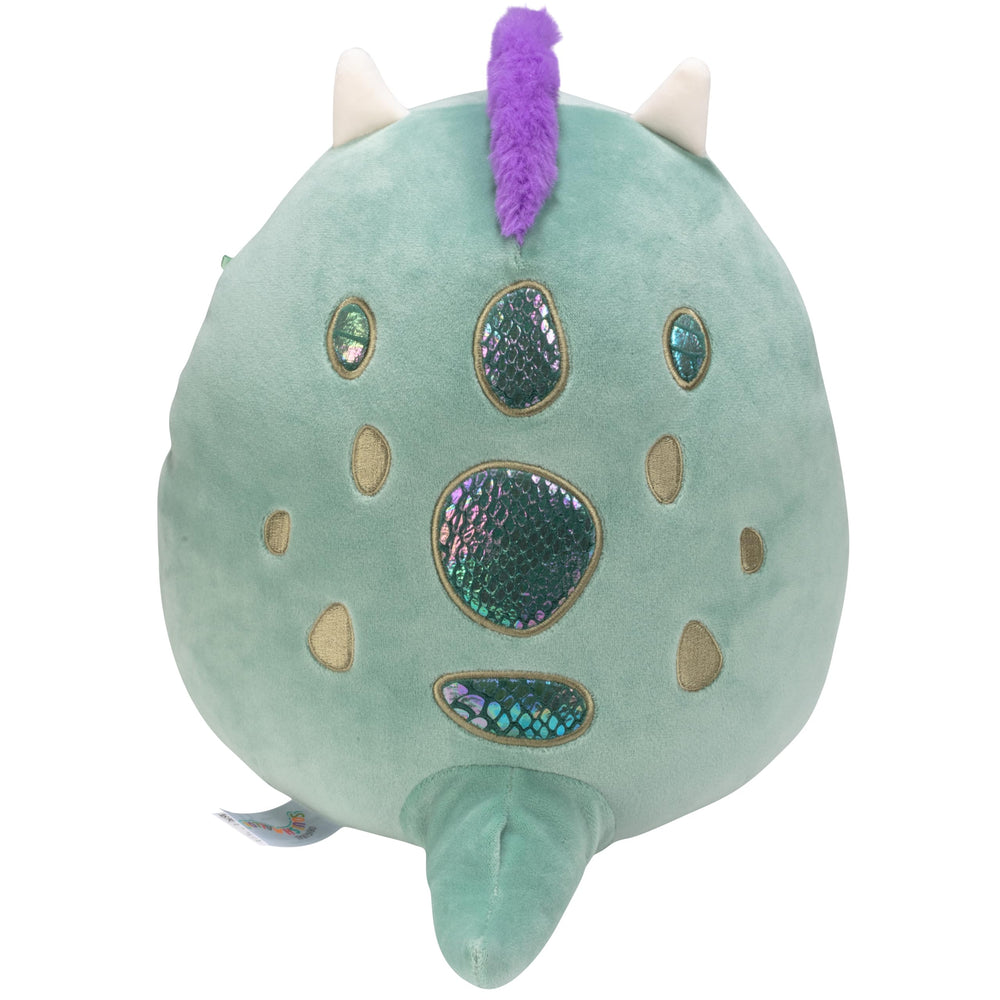 Squishmallows Magtus dragon cuddly pose ideal for snuggling and bedtime.