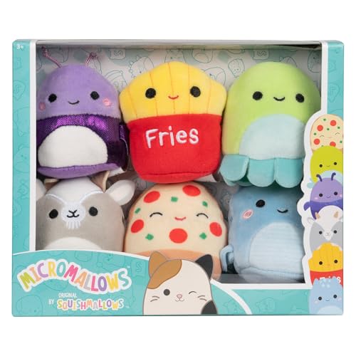 Squishmallows Micromallows Lune Blue Loch Ness Monster plush for bedtime and collecting