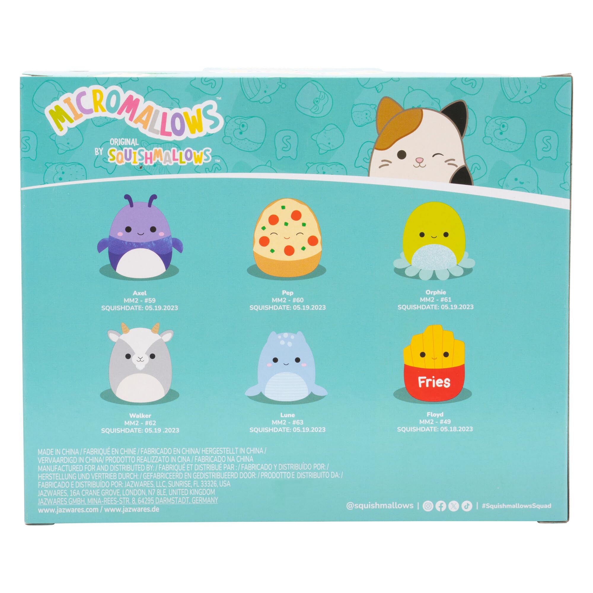 Squishmallows Micromallows travel-friendly plush for adventures