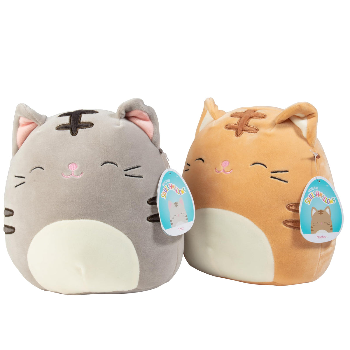 Squishmallows mystery 8-inch orange cat plush for hugs and imaginative play