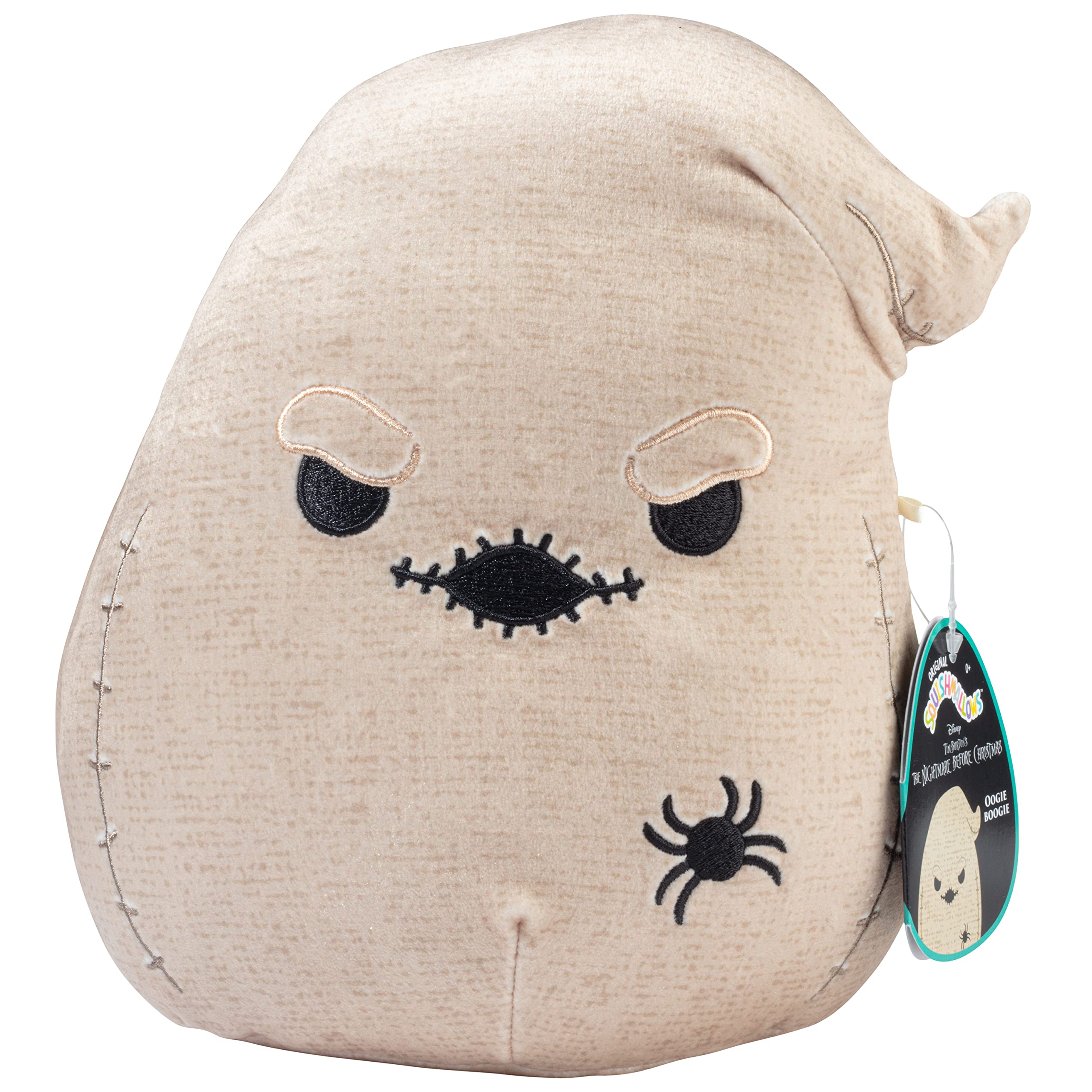Squishmallows Oogie Boogie 8-inch front view plush, ideal for cuddling and display.