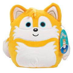 Squishmallows Sonic Tails plush front view, ideal cuddle buddy for kids