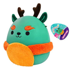 Squishmallows Kirin back view, reinforced seams and durable stitching.