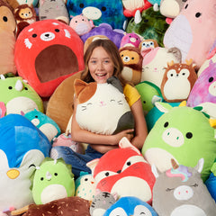Squishmallows Stanley Panda ideal desk buddy for study or play.