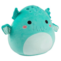 Squishmallows Theotto Cthulhu in-hand cuddle; ideal travel companion for kids and collectors.