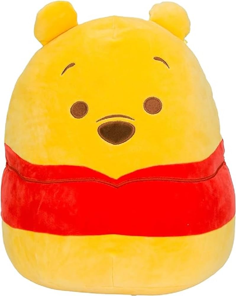 Squishmallows Winnie the Pooh 14-inch plush offers cozy cuddles for on-the-go snuggle sessions