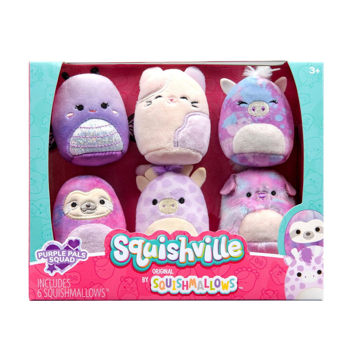 Squishville Bashira 2-inch plush dog for cozy cuddles and on-the-go play