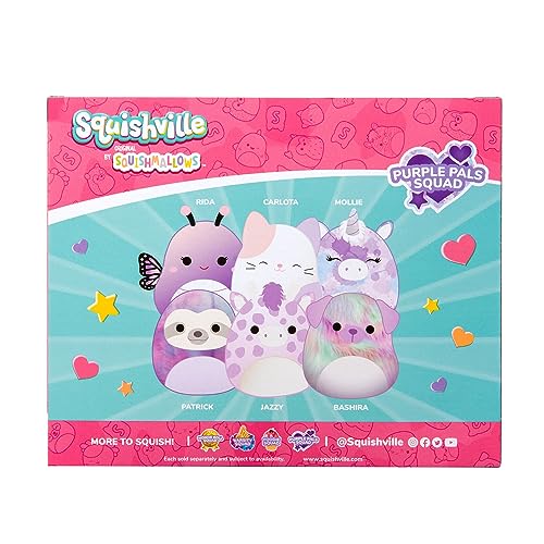 Squishville Carlota 2-inch calico plush, soft touch for mini display shelves