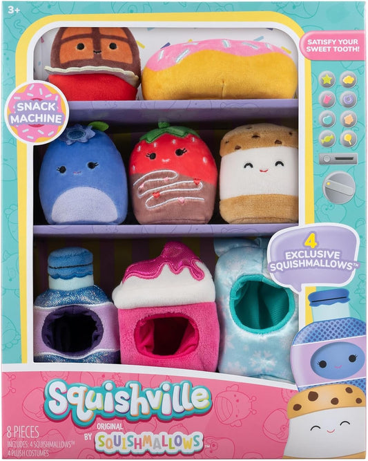 Squishville Snack Machine Accessory Pack packaging for display and gifting possibilities.