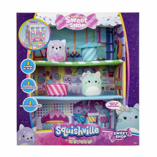 Squishville Sweet Shop ice cream counter for pretend scoops and snack-time magic.
