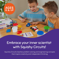 Squishy Circuits piezo buzzer demonstrates sound in inventive circuits.