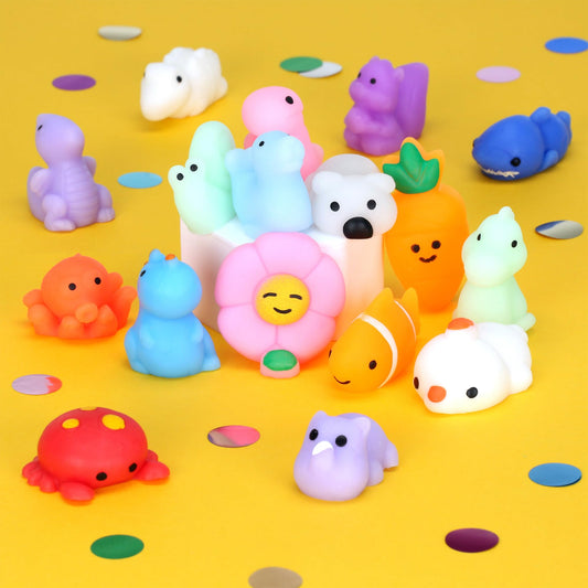 Squochi blind-bag mochi toys offering collectible surprises for gifts and prizes.