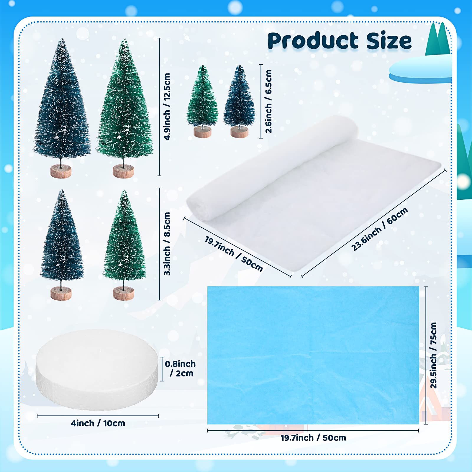 Sratte mini Arctic animals set: detailed figures for classroom dioramas.