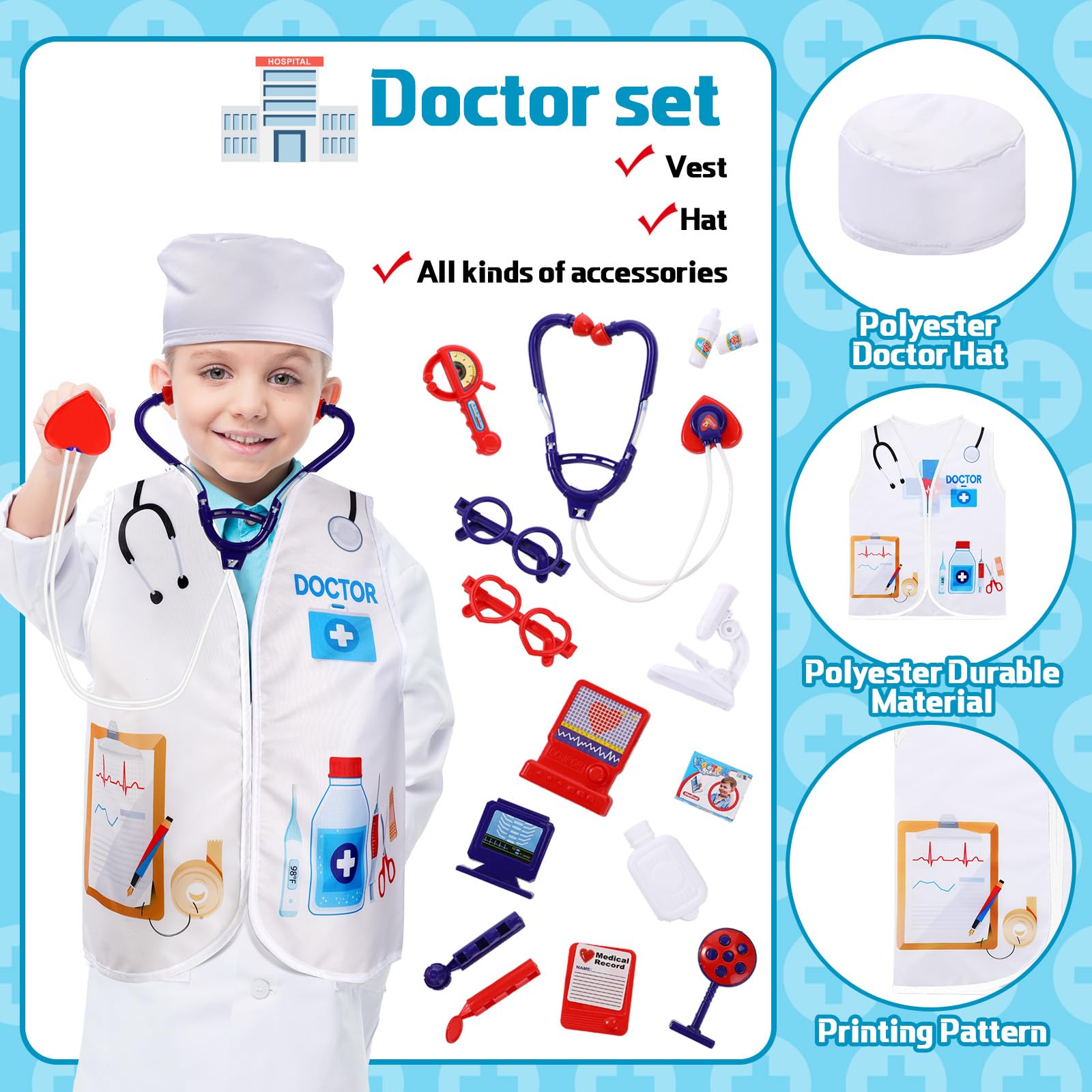 Sratte classroom role-play costumes support group activities and pretend play.