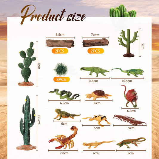 Sratte desert diorama trees model enhances scene realism and decorative use.