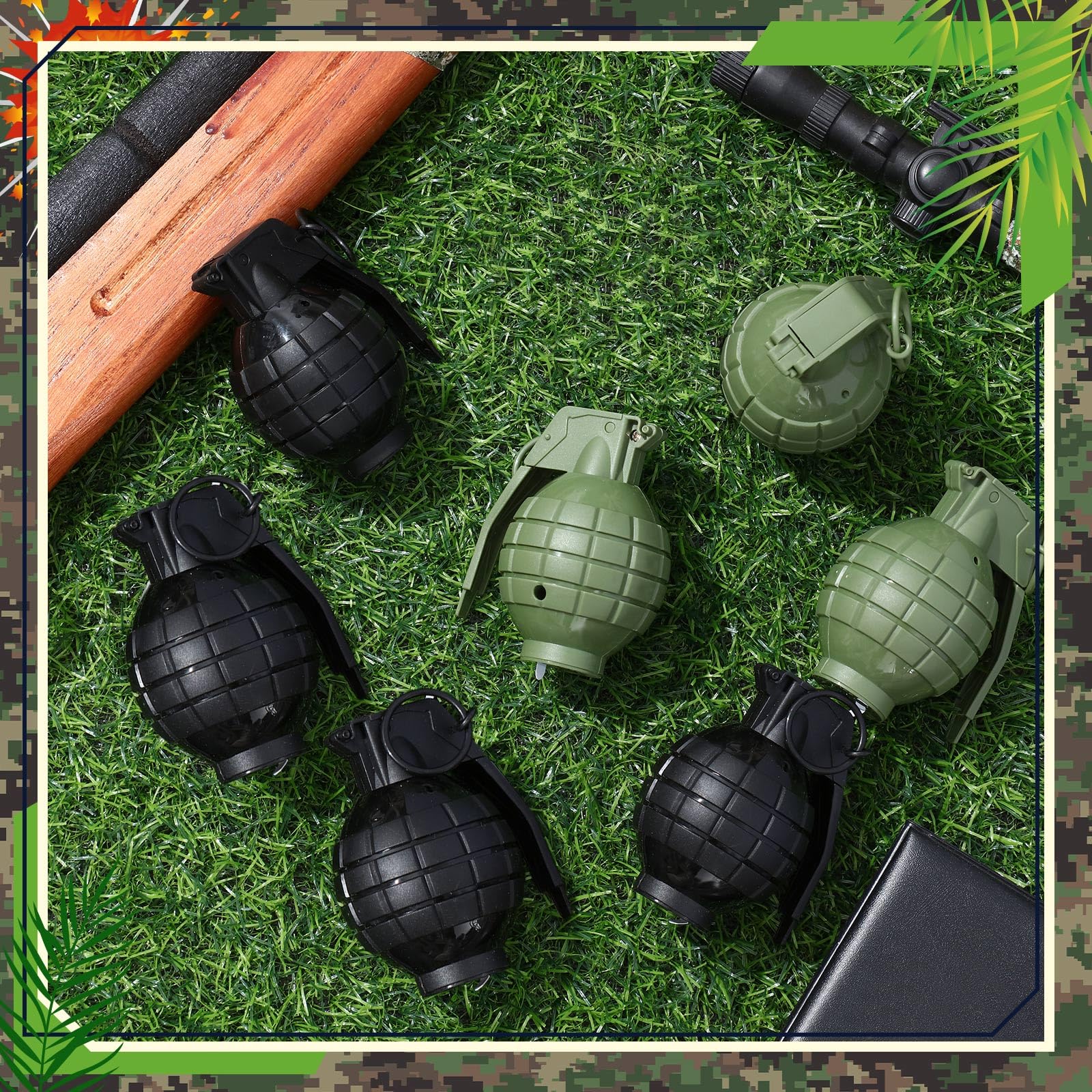 Sratte grenade four-pack packaged for group play sessions.