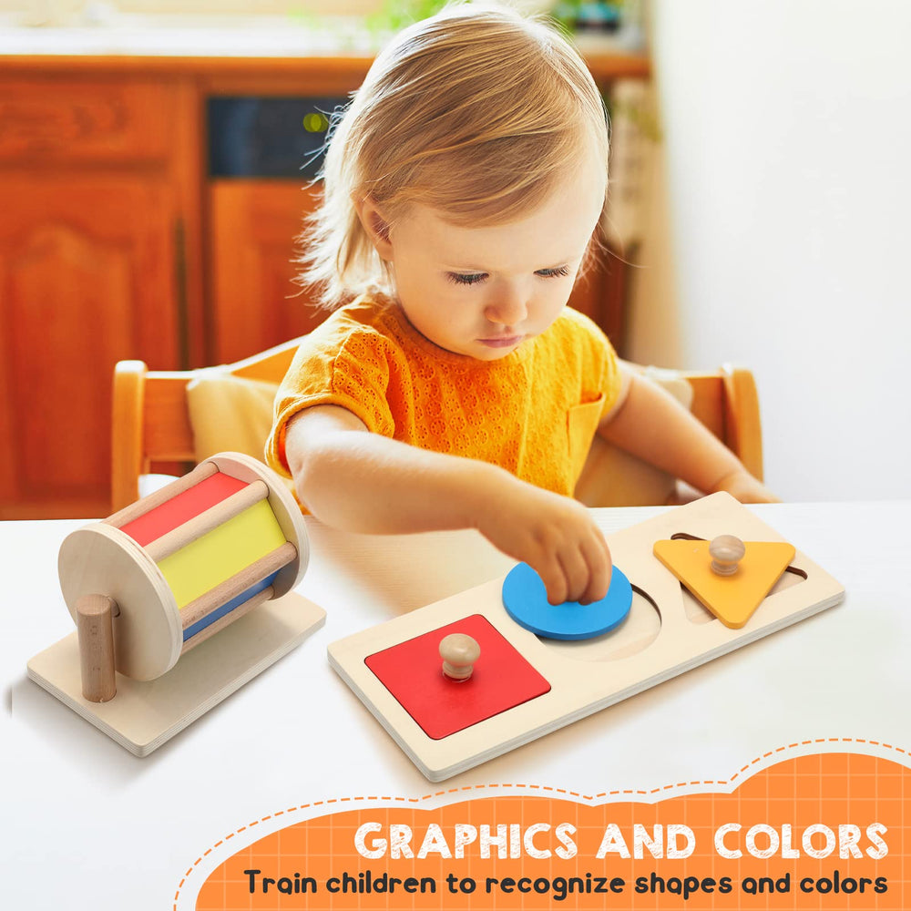 Sratte mirror inside box reveals baby expressions during play