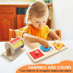 Sratte mirror inside box reveals baby expressions during play