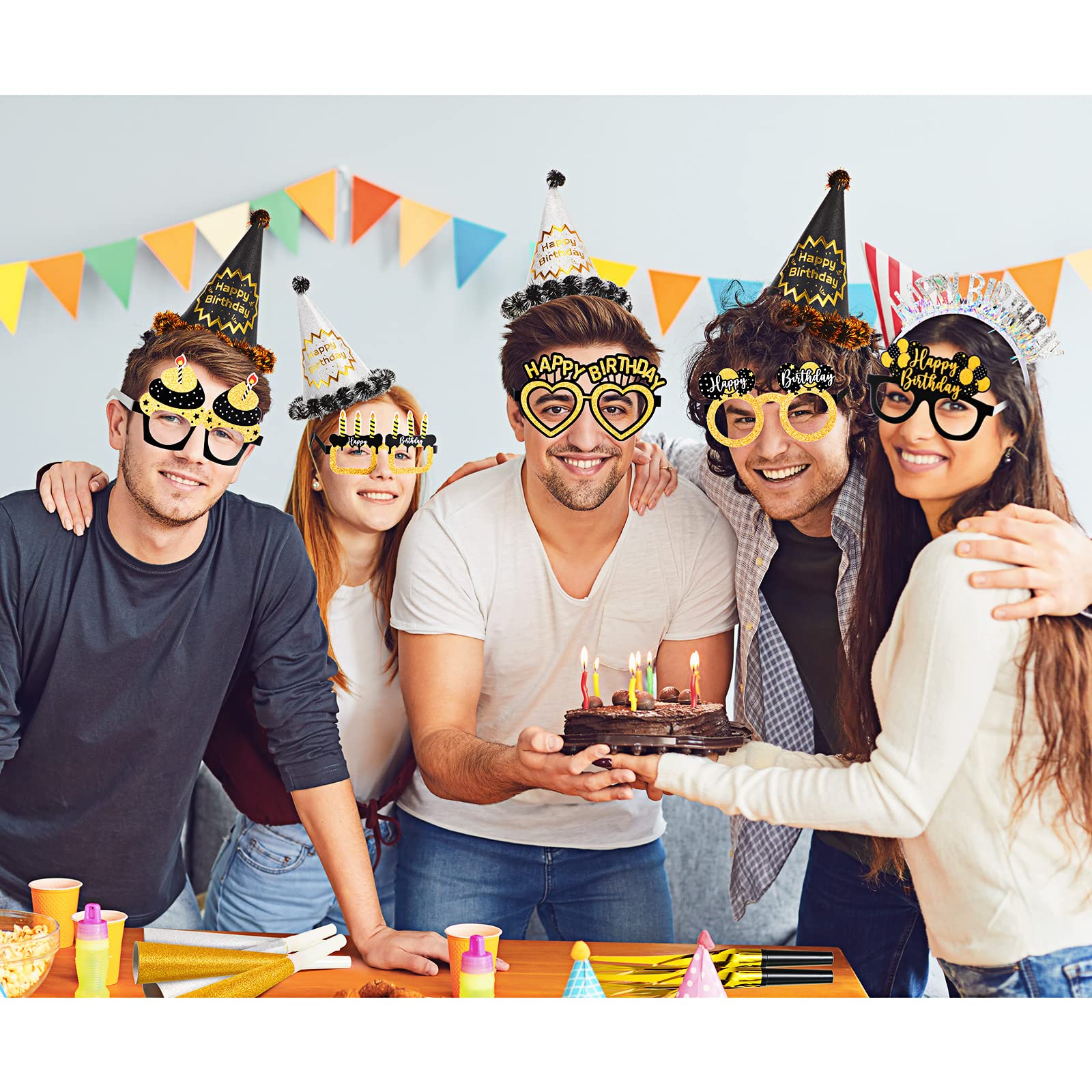 Sratte 36-piece party favors kit for cohesive decor and fun