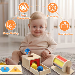 Sratte educational wooden toy set for early learning settings
