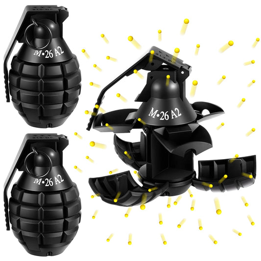 Sratte toy grenade 2pc with foam ammo pack for safe pretend play and group fun