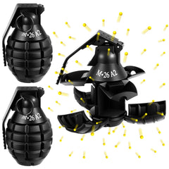 Sratte toy grenade 2pc with foam ammo pack for safe pretend play and group fun