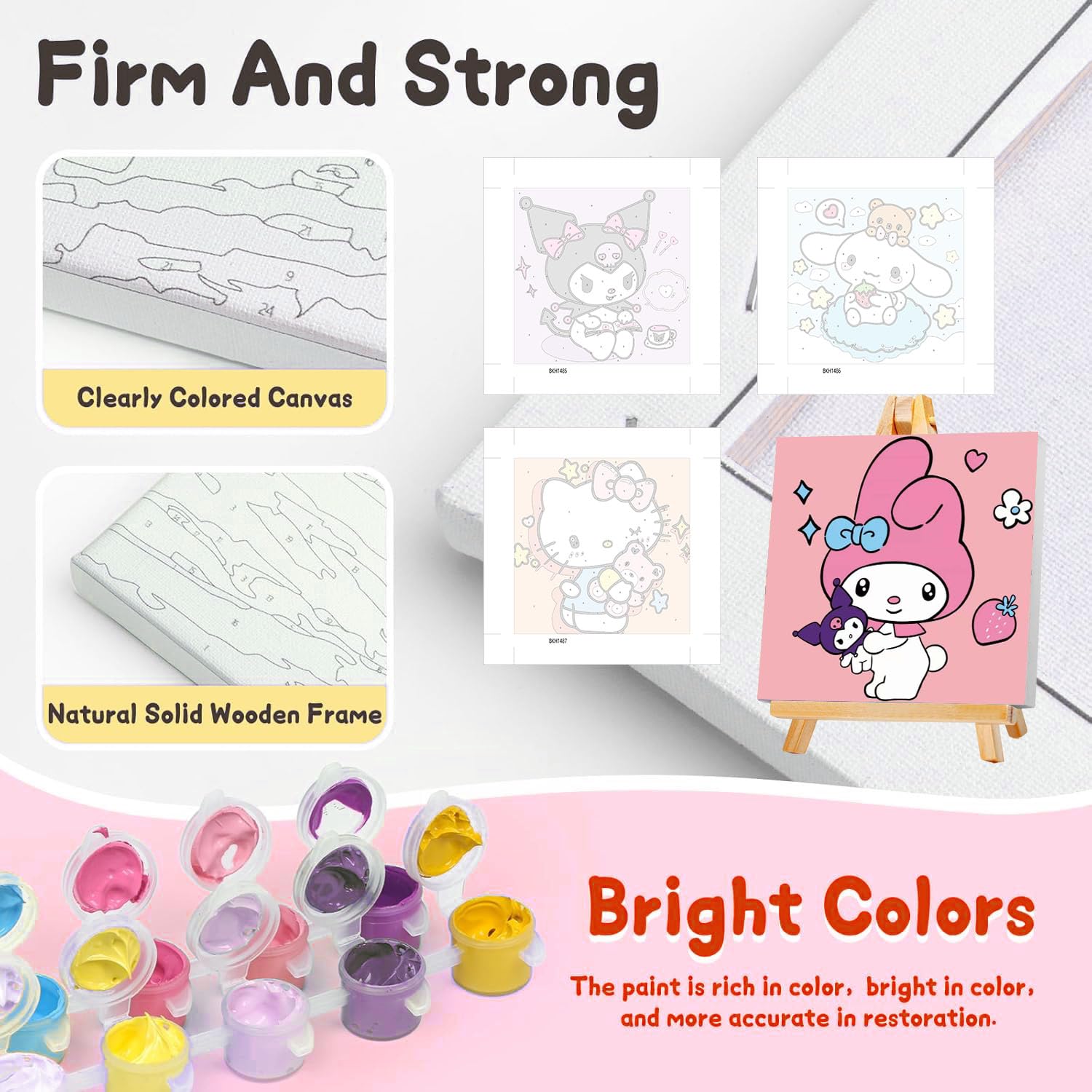 Sretoul acrylic paint set with vivid colors for kids' artwork.
