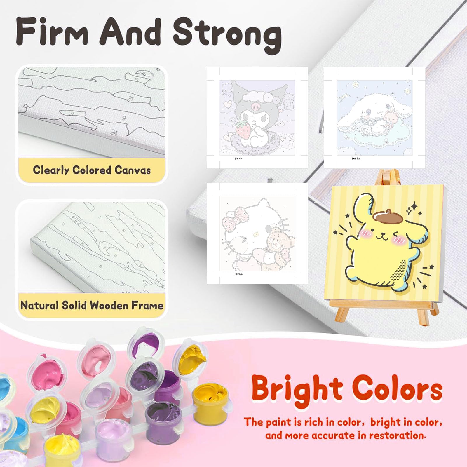 Sretoul acrylic paint set with vivid colors for kid artwork