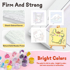 Sretoul acrylic paint set with vivid colors for kid artwork