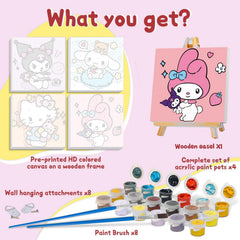 Sretoul paint brushes set designed for detailed children’s paintings.