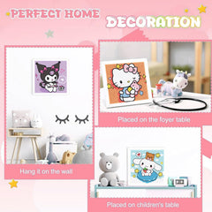 Sretoul thick clear canvas ensures comfortable, precise painting for children.