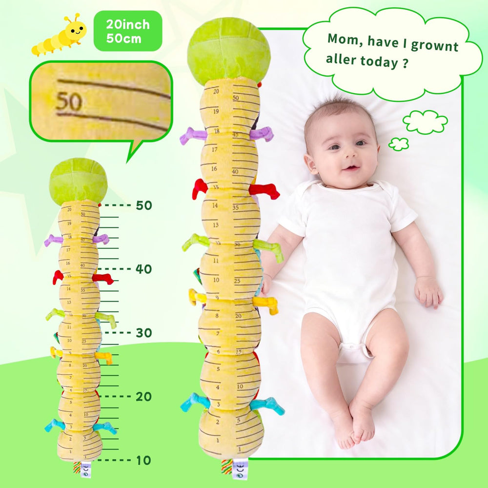 SRICH sensory caterpillar provides varied sounds for soothing and exploration.