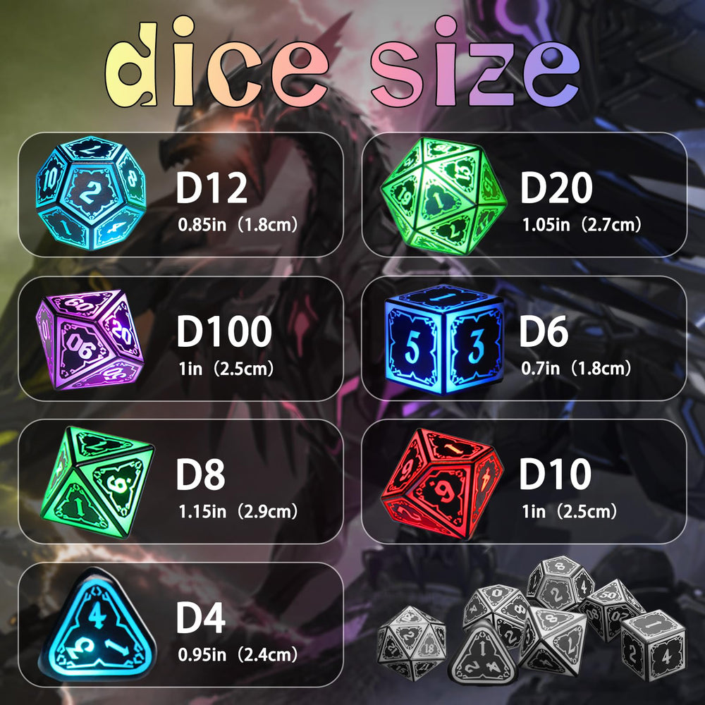 SRING LED DND dice come with USB-C cable for convenient charging.