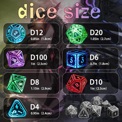 SRING LED DND dice come with USB-C cable for convenient charging.