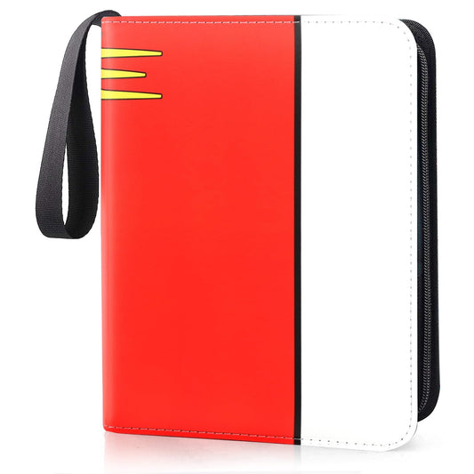 SRISE Card Binder 4-Pocket front cover in L-Green; durable PU leather for daily transport.