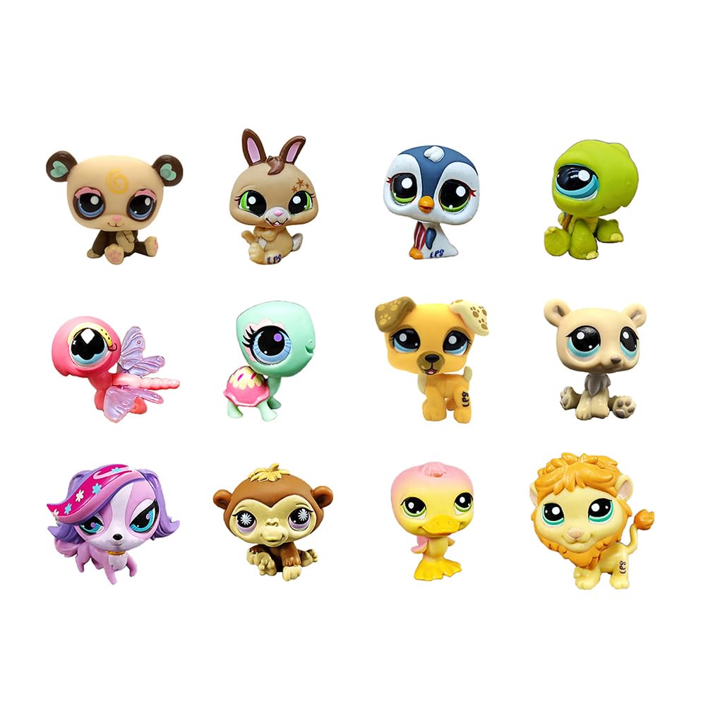 SRJLPS cat-pack-dog collection figurines 5: smooth PVC surfaces are easy to clean after play.