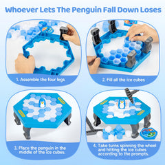 SS Save Penguin on Ice image showcases wooden ice blocks for a tactile challenge
