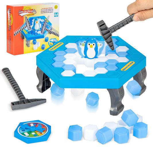 SS Save Penguin on Ice image shows the ice platform ready for safe family play