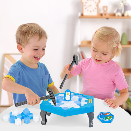 SS Save Penguin on Ice image shows penguin on ice engaging family fun