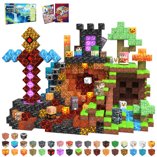 SSAWER 150-pcs magnetic building blocks set sparks imaginative play and hands-on construction.